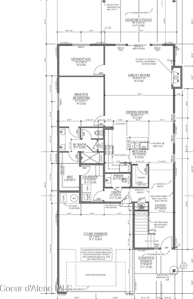 6760 Portrush Dr, Rathdrum, ID 83858 - floor plan