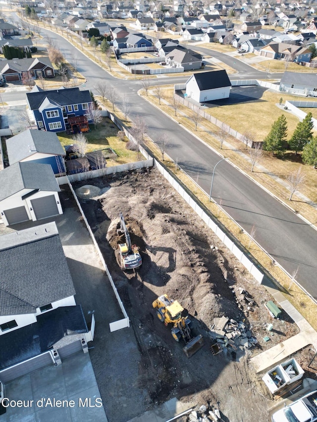 6760 Portrush Dr, Rathdrum, ID 83858 - bird's eye view featuring a residential view