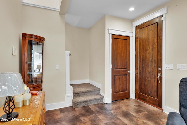 1315 N 10th St, Coeur Dalene, ID 83814 - entryway with baseboards and recessed lighting