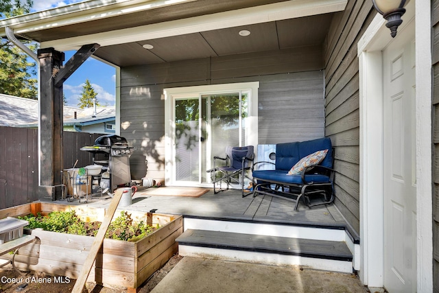 1315 N 10th St, Coeur Dalene, ID 83814 - wooden deck with fence