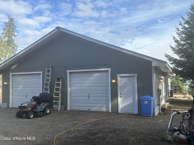 10320 N Payment Peak Rd, Hauser, ID 83854 - view of detached garage