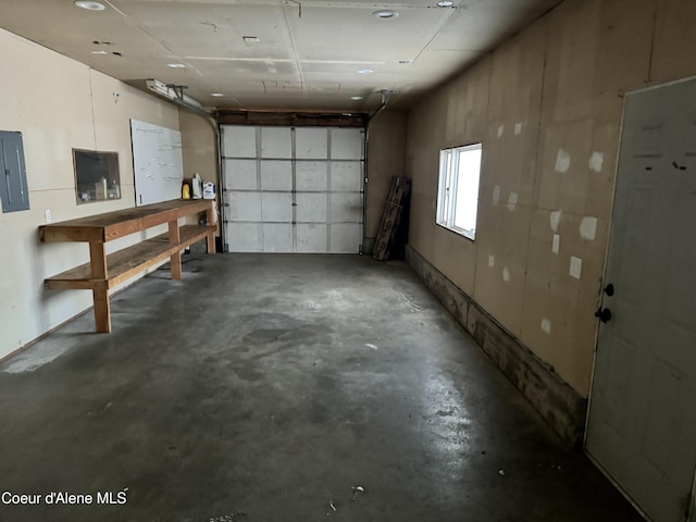 10320 N Payment Peak Rd, Hauser, ID 83854 - garage with electric panel