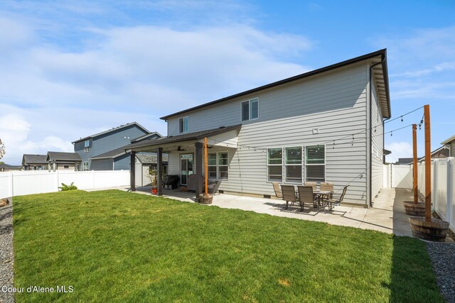 7102 S Hever St, Cheney, WA 99004 - back of property featuring a patio