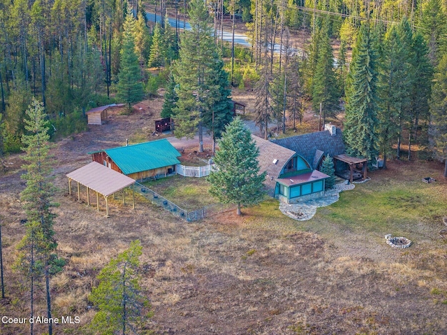 762 Reeder Bay Rd, Nordman, ID 83848 - view of subject property with a forest