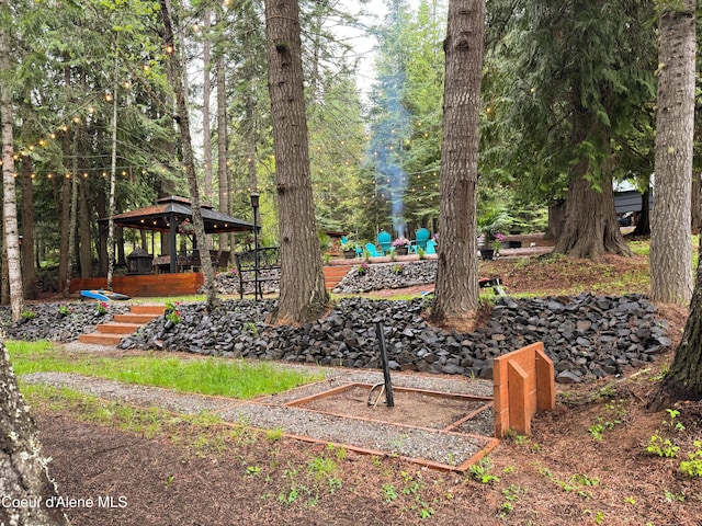 15818 N Morgan Ln, Hayden, ID 83835 - view of yard with a gazebo