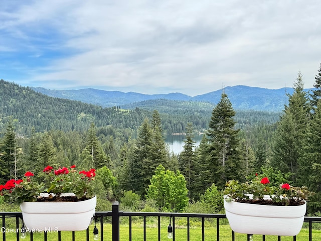 15818 N Morgan Ln, Hayden, ID 83835 - view of mountain backdrop with a heavily wooded area