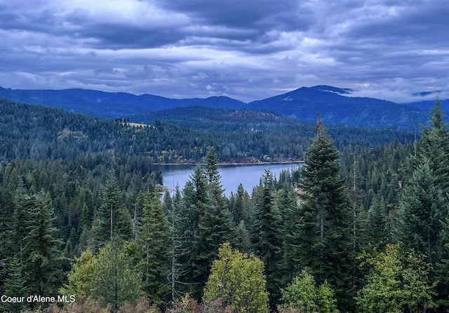 15818 N Morgan Ln, Hayden, ID 83835 - view of mountain background with a forest and a nearby body of water