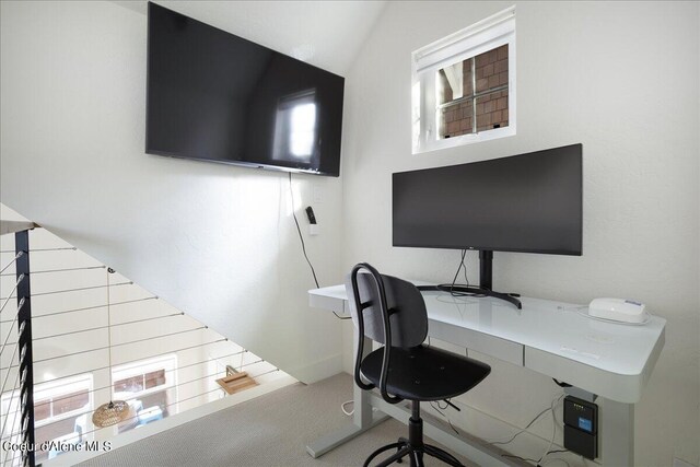 232 Pomrankey Ln, Dover, ID 83825 - carpeted office with vaulted ceiling