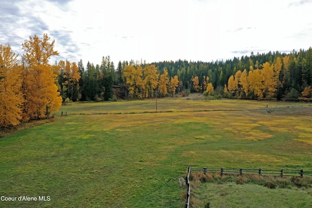 847 Willford Rd, Cocolalla, ID 83813 - view of yard featuring a rural view and a forest view