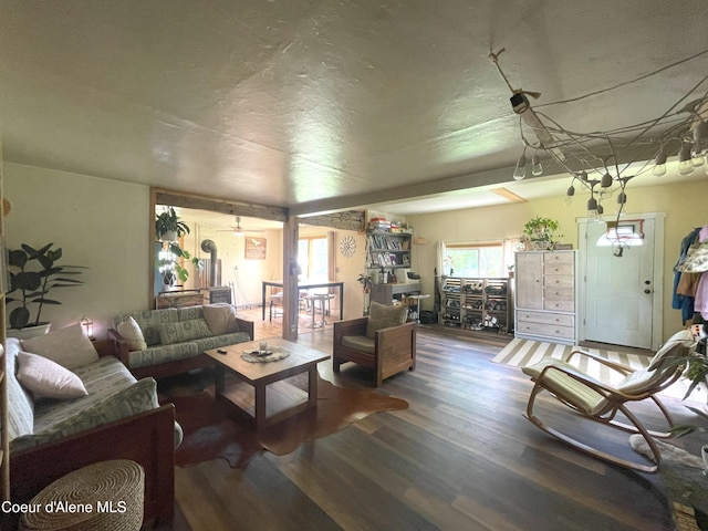 847 Willford Rd, Cocolalla, ID 83813 - living area with wood finished floors