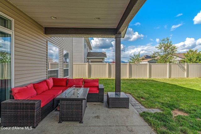 1749 N Minam Loop, Post Falls, ID 83854 - view of patio / terrace with outdoor lounge area