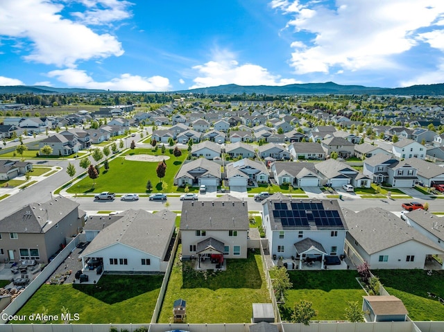 1749 N Minam Loop, Post Falls, ID 83854 - aerial view of residential area featuring mountains