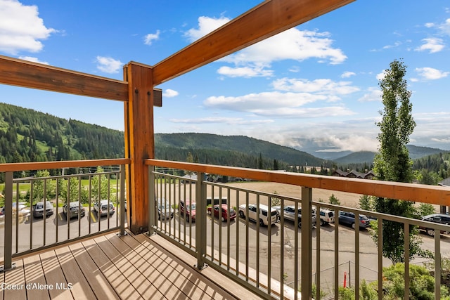 124 Village Ln Unit 108, Sandpoint, ID 83864 - balcony with a mountain view