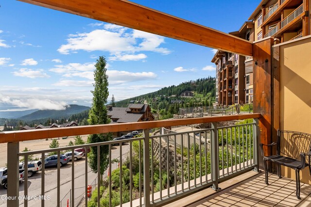 124 Village Ln Unit 108, Sandpoint, ID 83864 - balcony with a mountain view