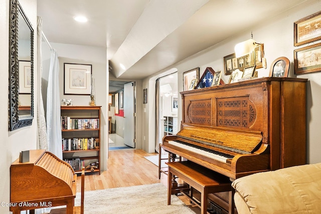 679 Comeback Bay Ln, Sagle, ID 83860 - sitting room featuring wood finished floors and recessed lighting