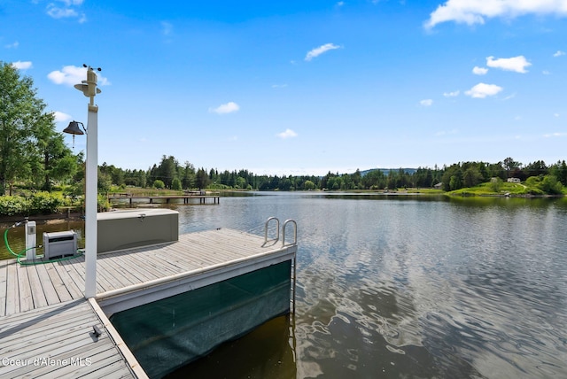 679 Comeback Bay Ln, Sagle, ID 83860 - dock area featuring a water view