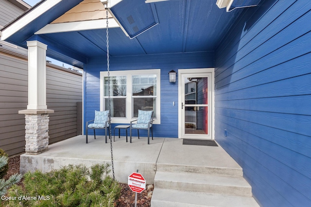 3313 N Rosalia Rd, Coeur Dalene, ID 83814 - view of exterior entry with covered porch