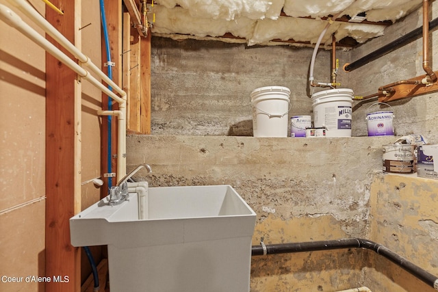 view of laundry area
