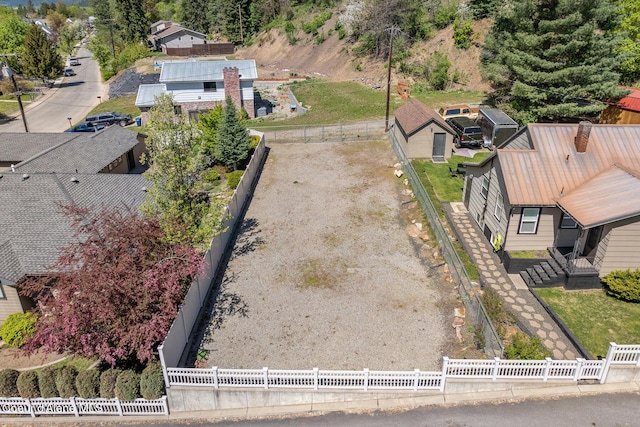 view of subject property
