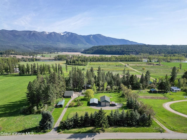 3226 District Two Rd, Bonners Ferry, ID 83805 - overview of rural landscape featuring mountains