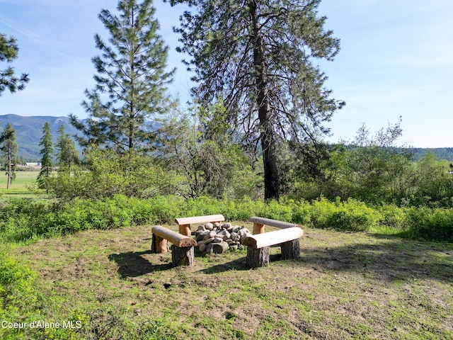 3226 District Two Rd, Bonners Ferry, ID 83805 - view of yard with a mountain view