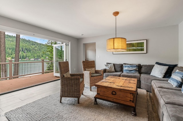 130 Cedar Shls, Sagle, ID 83860 - living area featuring wood finished floors