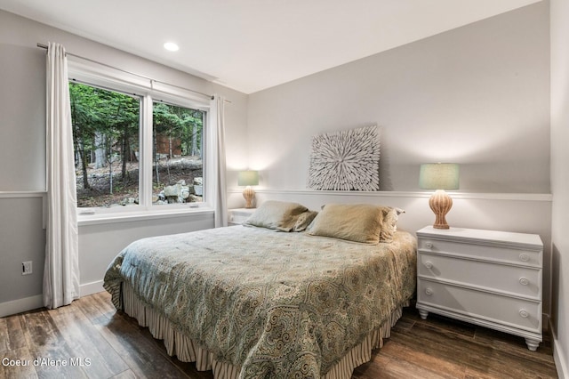 130 Cedar Shls, Sagle, ID 83860 - bedroom with wood finished floors, baseboards, and recessed lighting