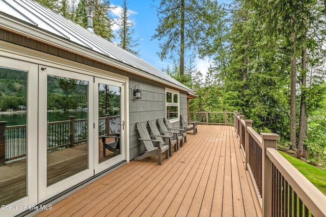130 Cedar Shls, Sagle, ID 83860 - deck with french doors