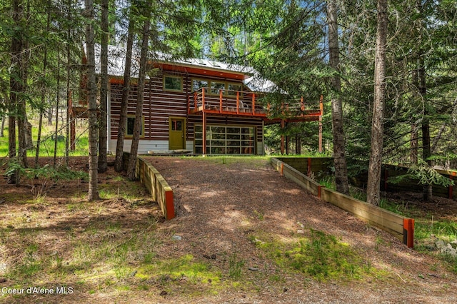 395 Kiebert, Hope, ID 83836 - rear view of house featuring a deck and metal roof