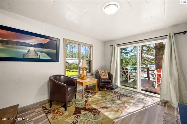 24010 N Bridge Lake Rd, Rathdrum, ID 83858 - living area featuring wood finished floors