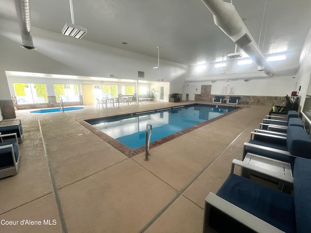 view of indoor pool