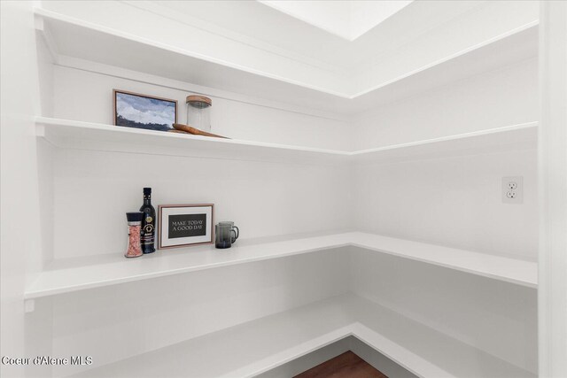 view of pantry
