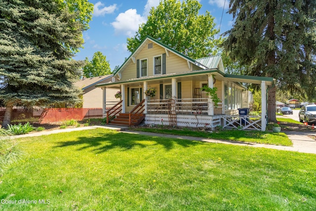 610 W Emma Ave, Coeur Dalene, ID 83814 - view of front of property with a porch and metal roof