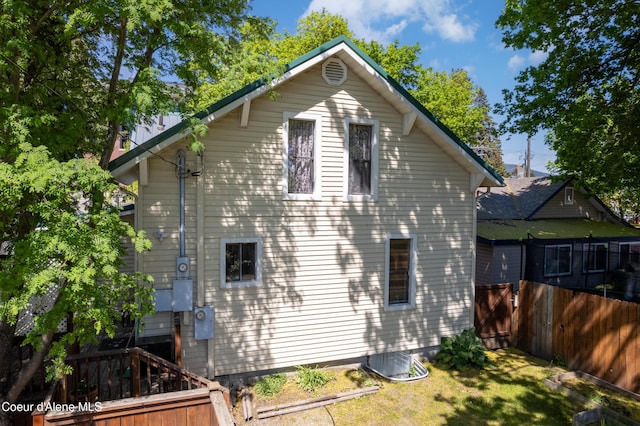 610 W Emma Ave, Coeur Dalene, ID 83814 - view of home's exterior with fence
