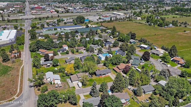 4413 W Pleasant Ln, Post Falls, ID 83854 - aerial view of property's location with nearby suburban area