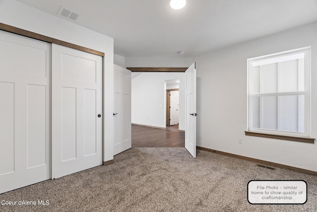 LT6BLK1 E Valley St, Oldtown, ID 83822 - unfurnished bedroom with carpet, baseboards, and a closet
