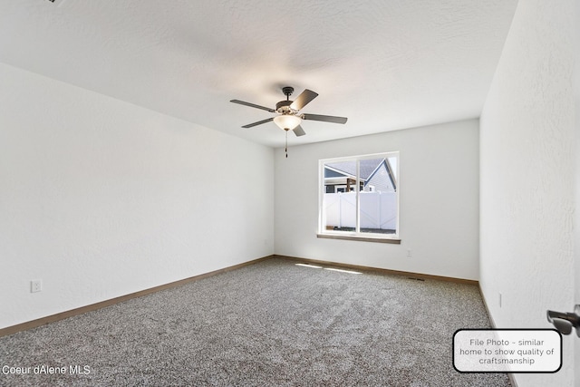 LT6BLK1 E Valley St, Oldtown, ID 83822 - carpeted empty room featuring ceiling fan and baseboards