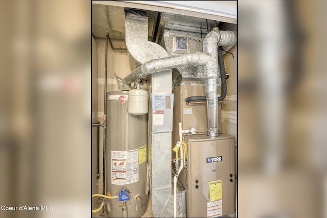 3168 N 9th St, Coeur Dalene, ID 83815 - utility room with water heater