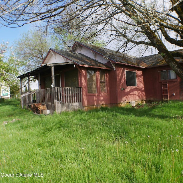 10 3rd St, Fernwood, ID 83830 - view of home's exterior with covered porch