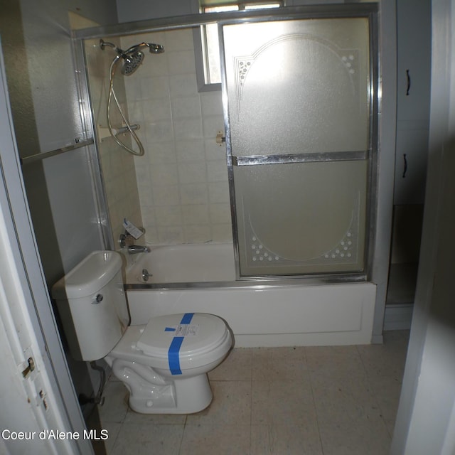 10 3rd St, Fernwood, ID 83830 - full bathroom with toilet and enclosed tub / shower combo