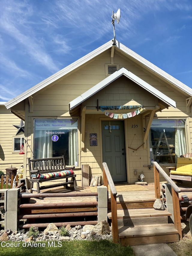 235 S 5th St, Saint Maries, ID 83861 - view of front of property featuring concrete block siding