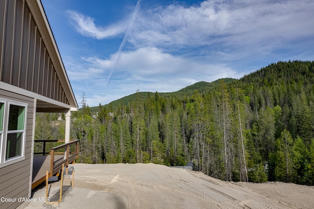 204 Silver Saddle Ct, Pinehurst, ID 83850 - view of mountain background featuring a forest