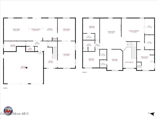 8747 Salmonberry Lp, Hayden, ID 83835 - property floor plan