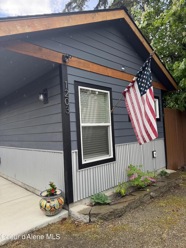 1203 Chestnut St, Sandpoint, ID 83864 - view of property exterior featuring fence