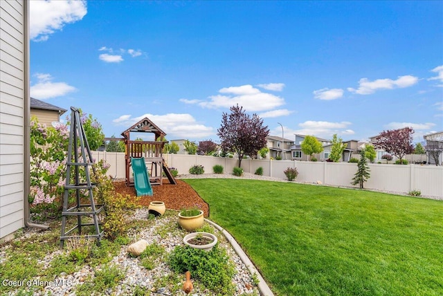 3402 N Croghan Dr, Post Falls, ID 83854 - view of yard with a playground
