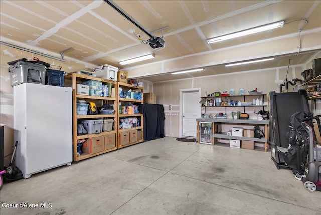 3402 N Croghan Dr, Post Falls, ID 83854 - garage featuring a garage door opener