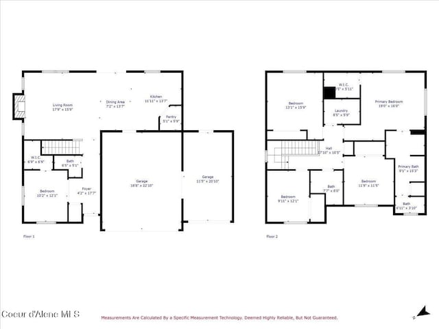3402 N Croghan Dr, Post Falls, ID 83854 - home floor plan