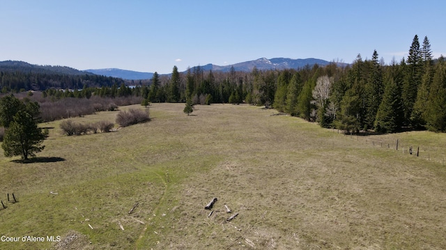 3216 Dufort Rd, Sagle, ID 83860 - view of mountain backdrop featuring rural landscape