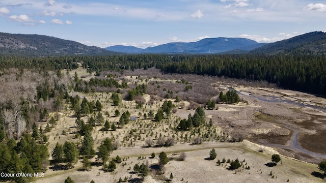 3216 Dufort Rd, Sagle, ID 83860 - view of mountain backdrop with a forest