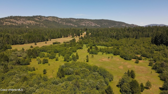 3216 Dufort Rd, Sagle, ID 83860 - aerial view of a forest and a mountainous background